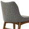 Armen Living Azalea Charcoal Fabric and Walnut Wood Dining Side Chairs, PK2 LCAZSIWACH - alternate 8